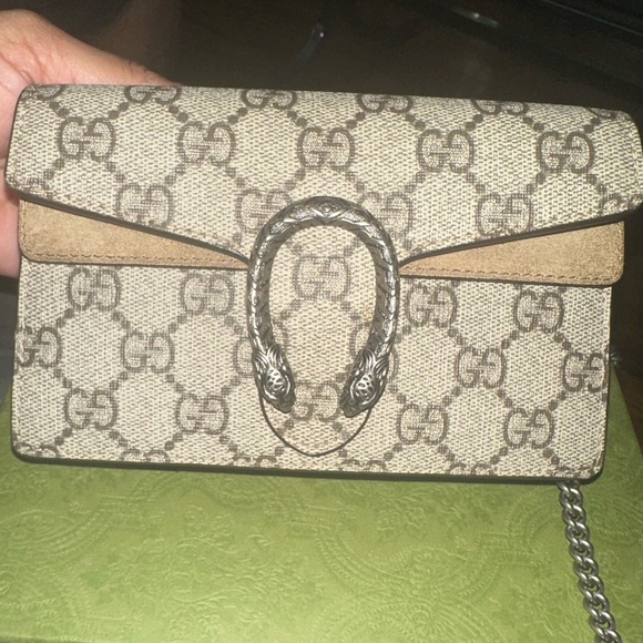 Gucci DIONYSUS GG SUPREME SUPER MINI BAG - Picture 1 of 9